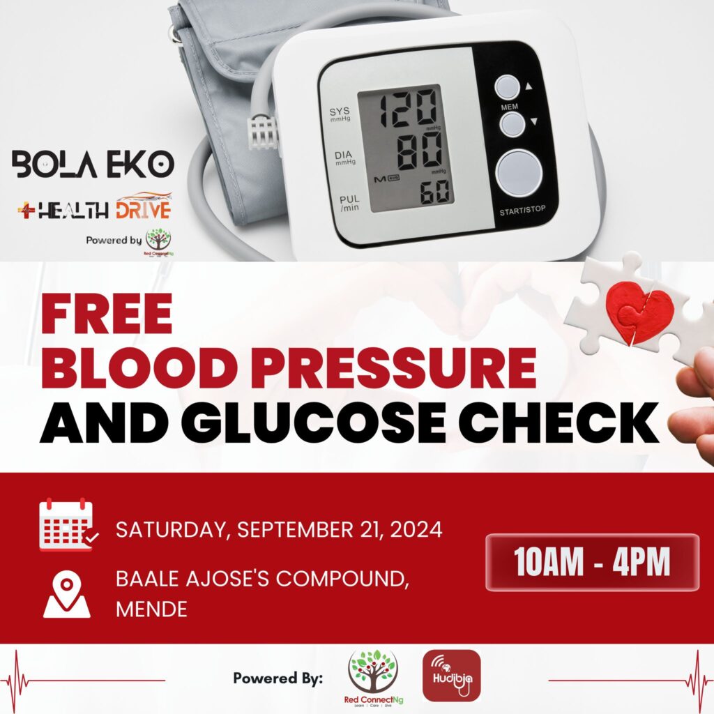 Free Blood Pressure And Glucose Check